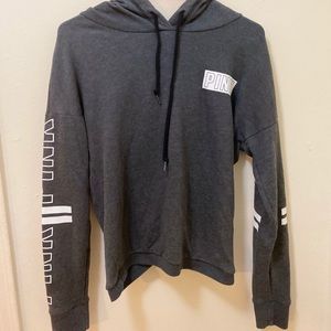 Pink gray sweatshirt